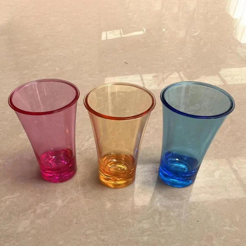 Description Picture 3 of item10-1PCS NEW Shot Glass Plastic Spirits Shot Cup Party Bar Club Drinking Tool Wedding Wine Glasses Cocktail Pint Vodka Cups Glass