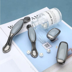 Retro Kitchen Drawer Cabinet Door Handle Furniture Knobs Cupboard Antique  Zinc Alloy Ceramic Shell Pull