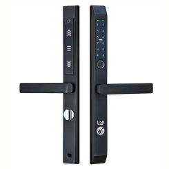 Keyless Entry IP65 Waterproof Sunscreen Outdoor with Keypad Fingerprint Gate Remote Control App Smart Door Lock