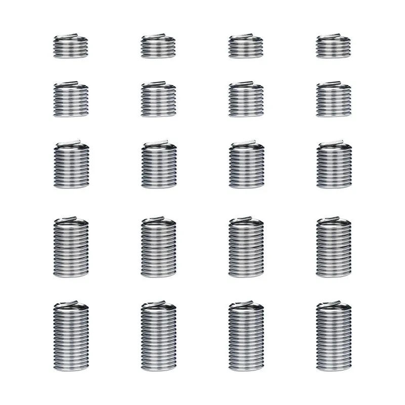 Description Picture 4 of itemHAMPTON M11 M12 M14 Inner Thread Insert Assorted Set 304 Stainless Steel Thread Insert Fasteners Hardware Screw Repair Tool