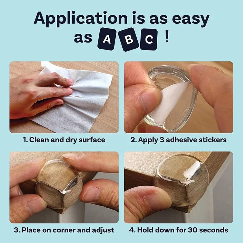 Description Picture 6 of item4PCS Silicone Protector Table Corner Edge Protection Cover Electric Socket Protection Children Anticollision Guards