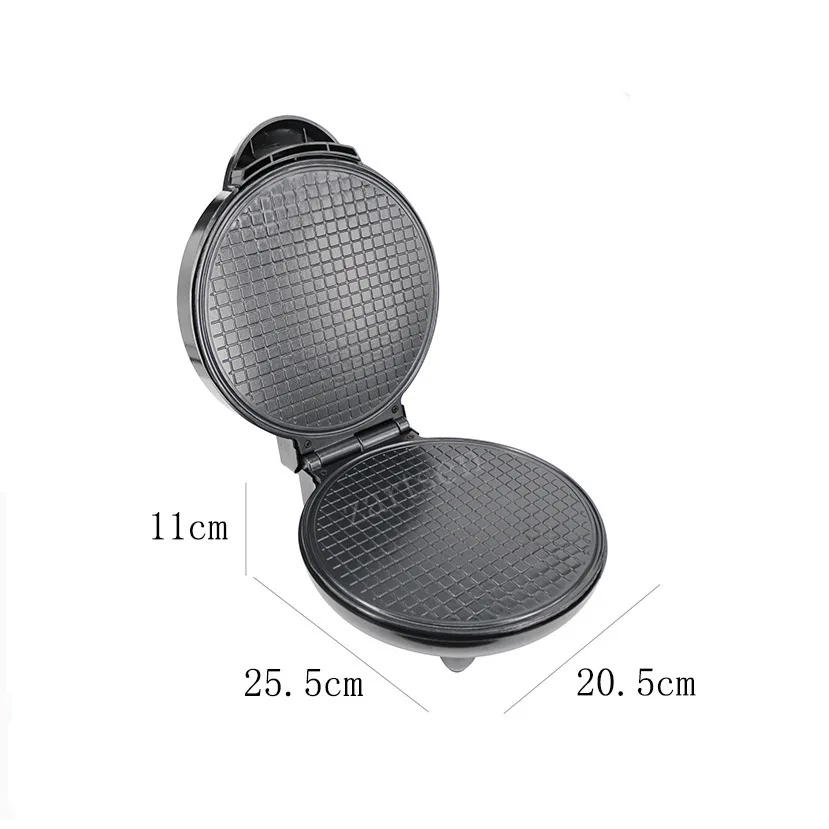 Description Picture 4 of itemElectric Crispy Egg Roll Maker Omelet Sandwich Iron Crepe Baking Pan Waffle Pancake Oven DIY Ice Cream Cone Machine EU Plug