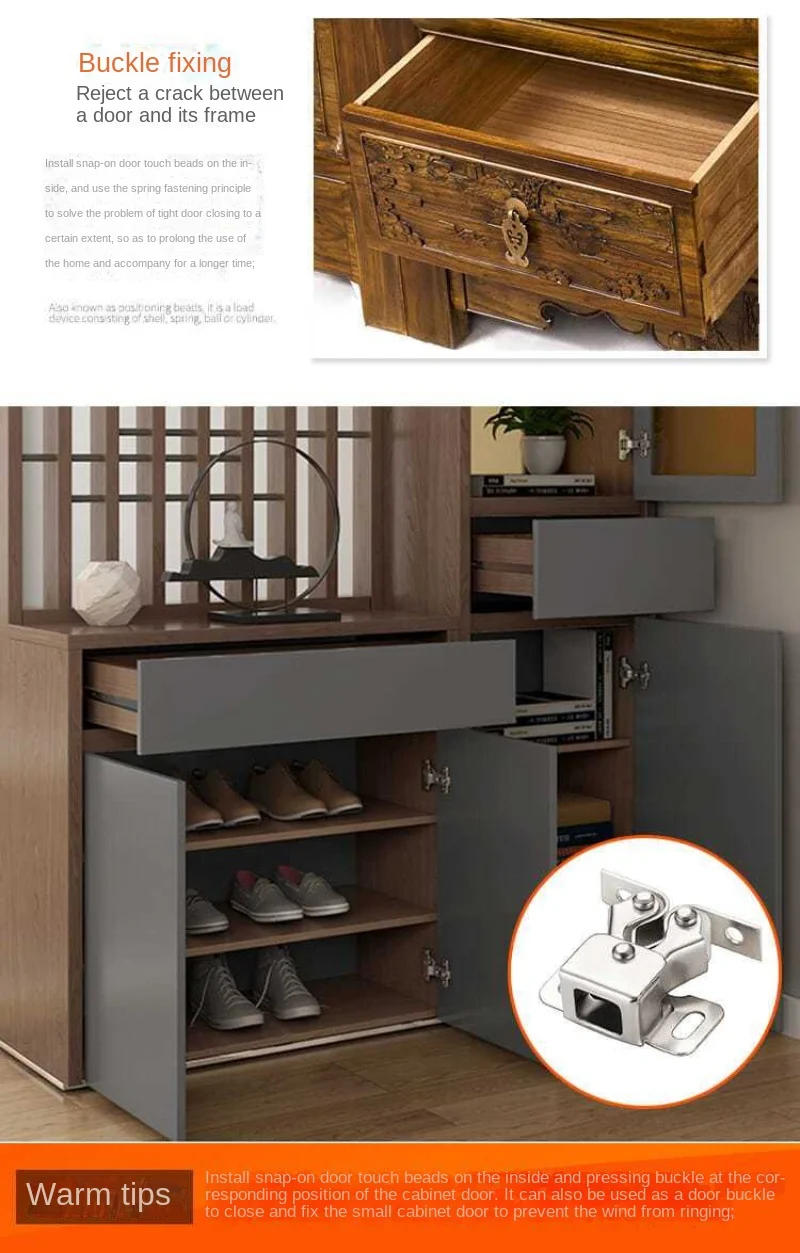 Description Picture 4 of itemAccessories Bag Magnet Cabinet Catches Door Stop Closer Stoppers Damper Buffer for Wardrobe Hardware Furniture Fittings