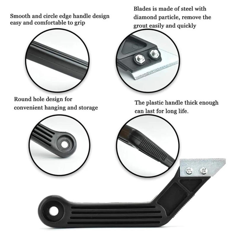 Description Picture 5 of itemTile Gap Grout Cleaning Remover Wall Floor Tiles Joint Cleaner Scraper Tool Home-appliance Azulejos Joint Carrelage Tile Repair