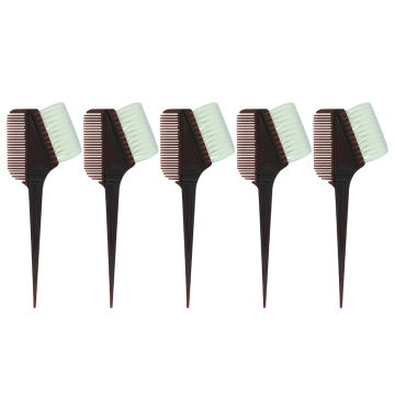 5/10Pcs Coffee Hair Coloring Kit DIY Hair Dye Bowl Hair Dye Comb Brush Dye Hair Tool for Barber Hairdresser