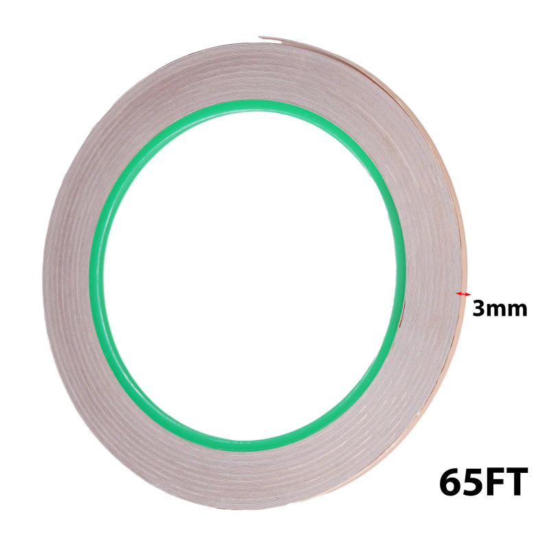 Description Picture 3 of item65FT Double Conductive Copper Foil Tape EMI Shielding Conductive Tape Multipurpose For Electrical Repair Tools Accessories