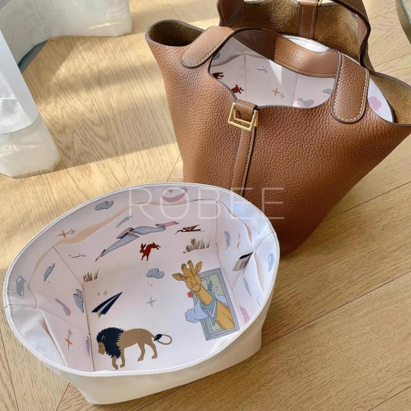 Description Picture 6 of itemROBEE Fits for Picotin Organizer Insert of Limited Edition Printed Fabrics particular style Shaper Fit For H Picotin 18 22