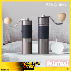 KinGrinder K0 K1 K2 K6 Coffee Bean Hand Grinders Pour Over Coffee Hand Mill Portable Home All-Metal Grind Machine Mill Grinder