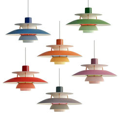 Creative Design Pendant Light High Quality Living Room Umbrella Led Hanging Lamp Lustre Kitchen UFO Color Droplight