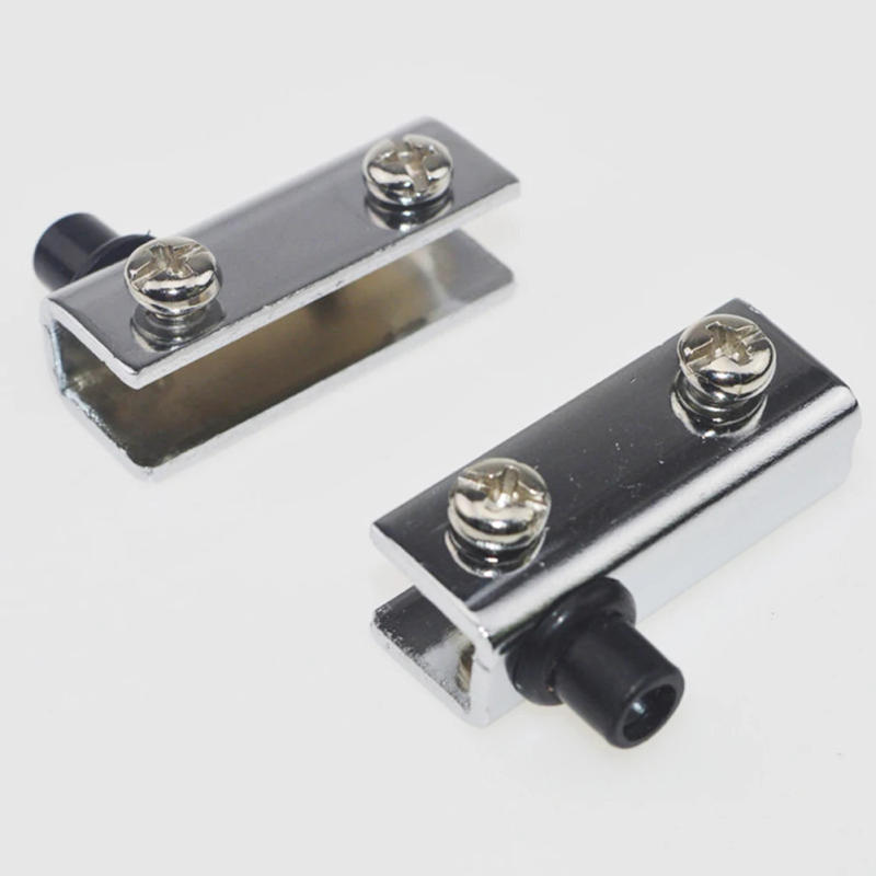 Description Picture 4 of itemMetal Glass Door Cabinet Clamp Cupboard Hinge Ironmongery Chrome Plated Flush-fitting Anti-Corrosion