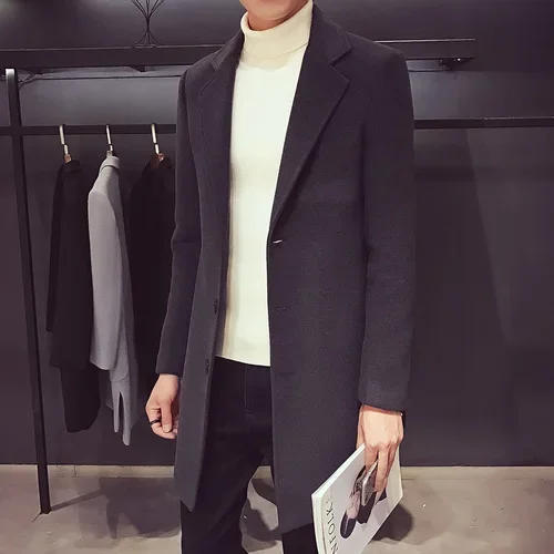 Description Picture 4 of itemCustomized Men Fashion Jackets Plain Trench Coat - New Collection