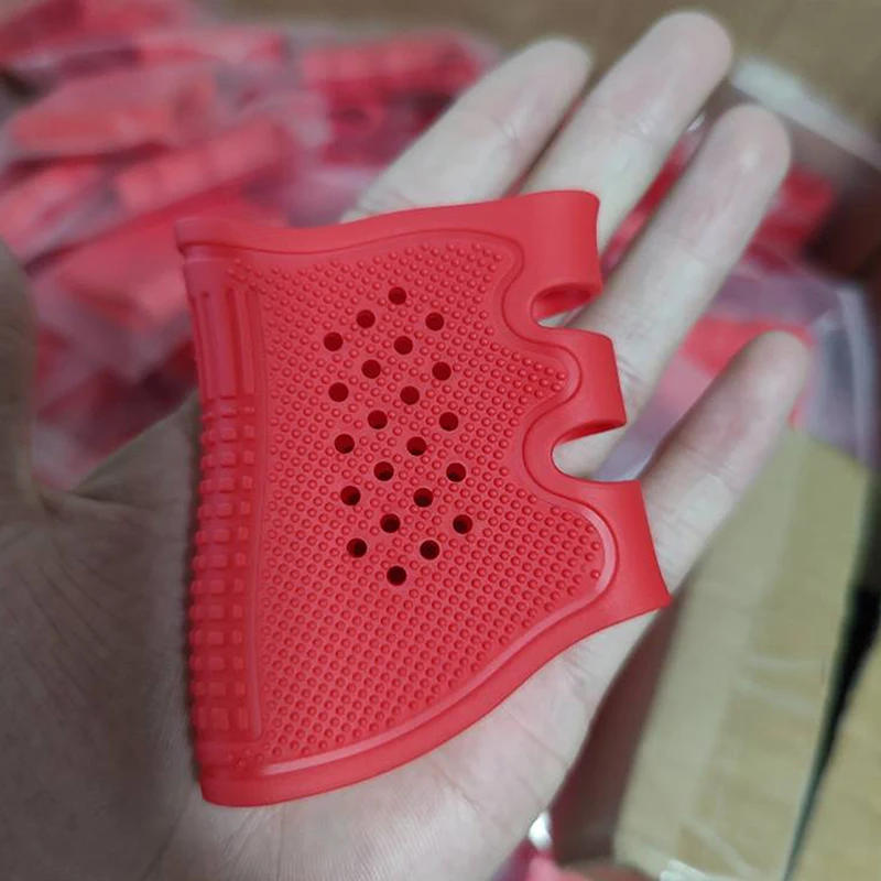 Description Picture 4 of itemTactical Handgun Anti-Slip Soft Adhesive Protect Cover Rubber Grip Glove Tactical Holster Hunting Gun Accessories