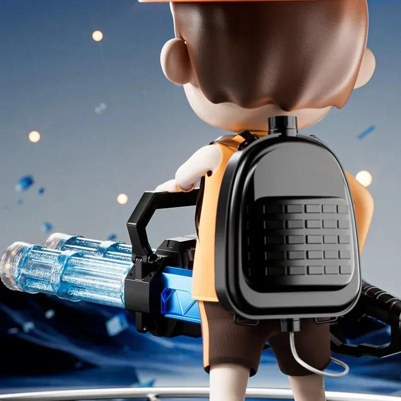 Description Picture 5 of itemSpitfire Dual Tube Gatling Water Gun Large Capacity Rotating High-pressure Powerful Electric Bbq Cover Grill Mat