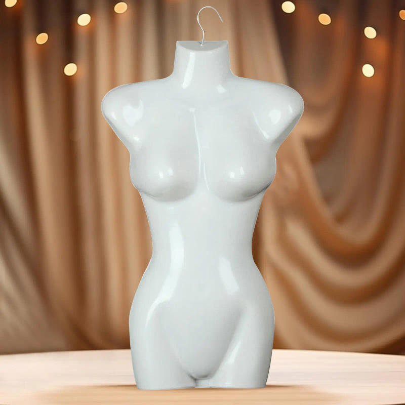 Description Picture 5 of itemHanging Female Mannequin Torso Lightweight Women Dress Form for Retail Stores Malls Clothes Shops Garment Vendors Commercial