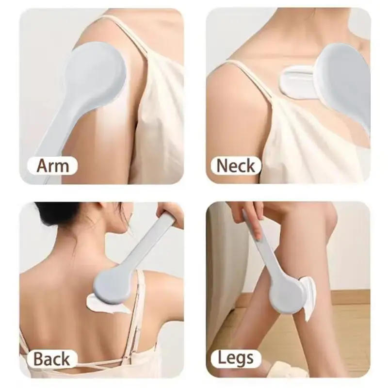 Description Picture 4 of item1Pc Multi-Function Lotion Sunscreen Ointment Applicator Long Handle Body Cleaner Shower Brush Sunscreen Beauty Back Applicator