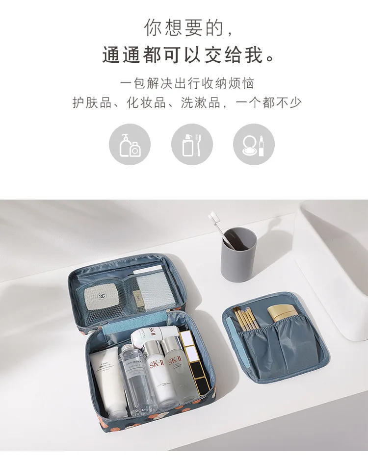 Description Picture 3 of itemPortable Needlework Storage Bag Mesh Divider Pouch Yarn Knitting Tools Organizer Cases Storage DIY Apparel Travel Wash Bag