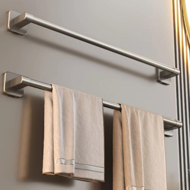 Description Picture 6 of itemTowel Rack Bathroom Perforated Suction Cup Wall Mounted Storage Rack Toilet Storage Bathroom Towel Rod