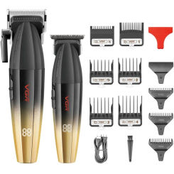 VGR Hair Trimmer Professional Electric Hair Clipper Cordless Hair Cutting Machine 9000 RPM Barber Trimmer for Men V-003 V-906