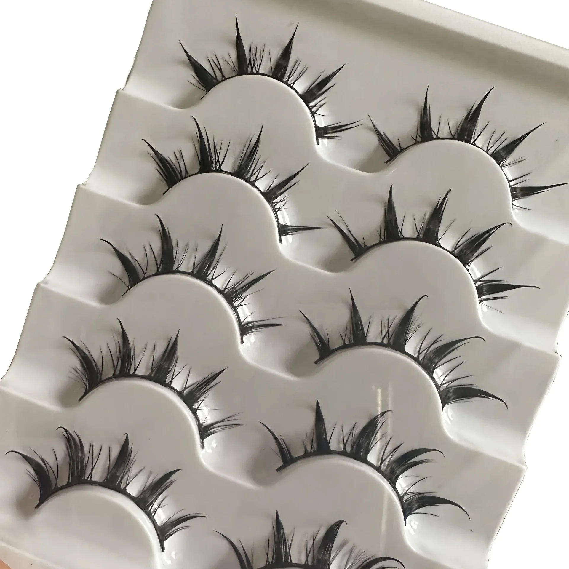 Description Picture 4 of itemAnime-Inspired False Eyelashes, 5 Pairs Cartoon Eye Faux Lashes, Dramatic Look Demon Style, Volumizing & Lengthening