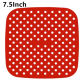 Red 7.5 inches