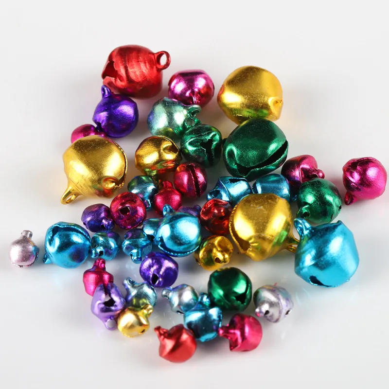 Description Picture 3 of item30pcs 6-mm Jingle Bells Aluminum Small Loose Beads for Festival Party/Hanging Christmas Tree Decoration/DIY Crafts Accessories