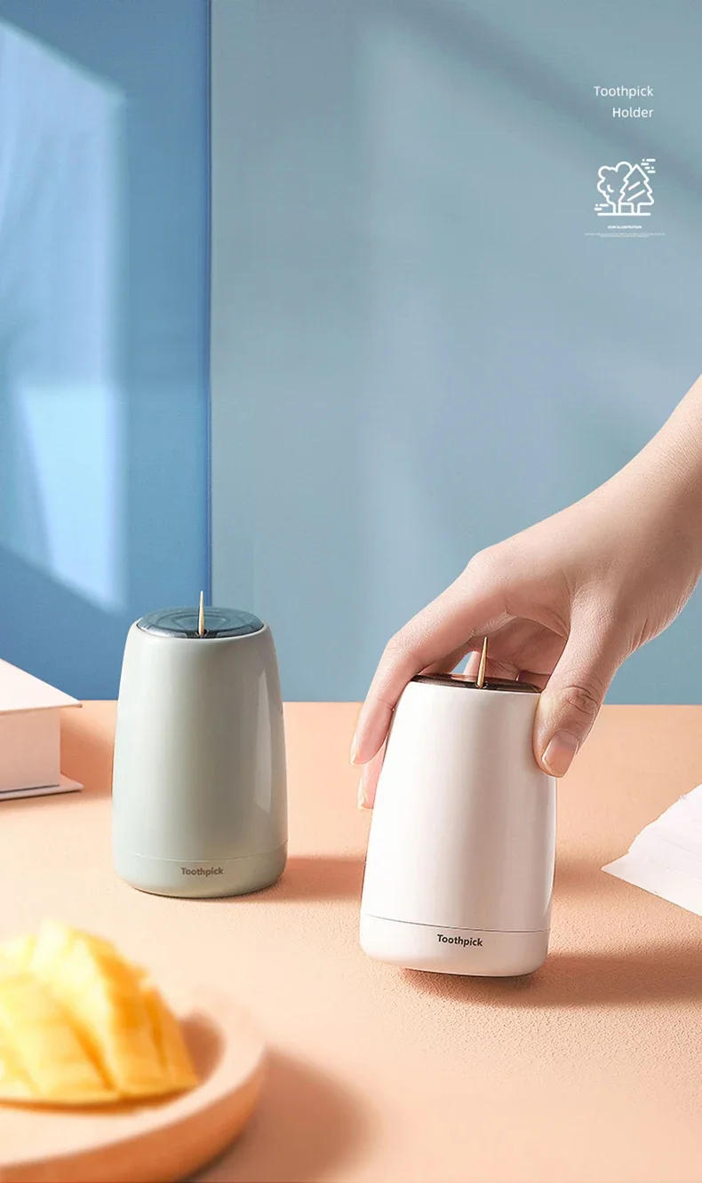 Description Picture 2 of itemGIANXI Automatic Pop-up Toothpick Jar, Creative and Portable Toothpick Box for Home, One-Press Pop-up Toothpick Holders