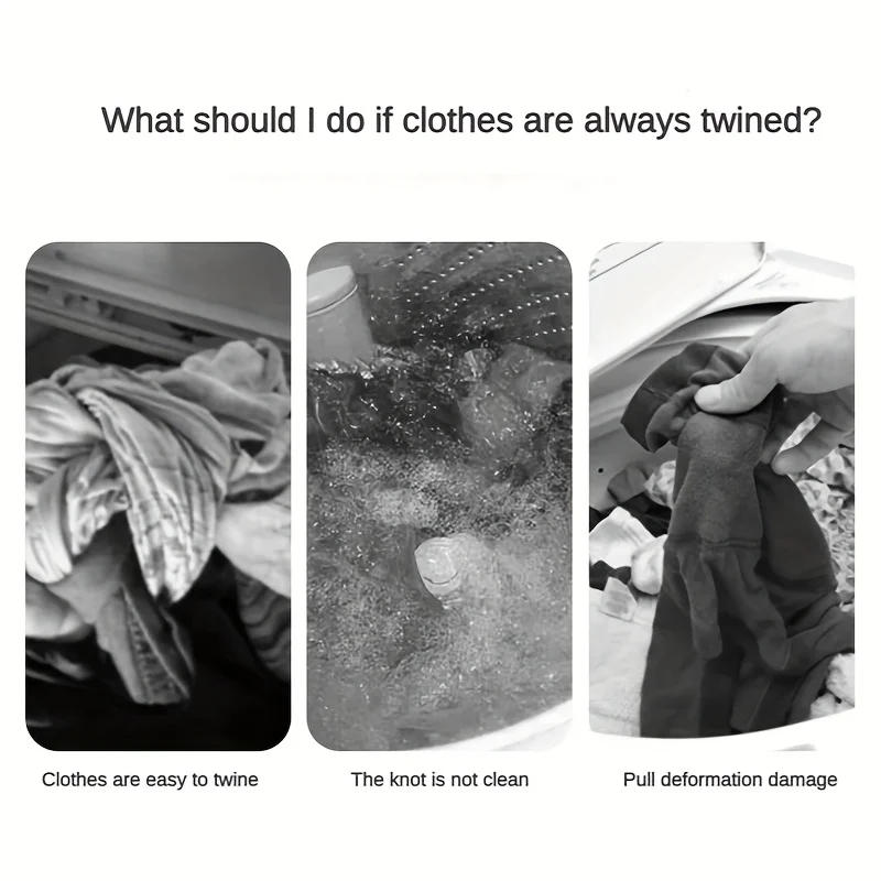 Description Picture 3 of itemLaundry Ball Reusable PVC Anti Wrap Fabric Softener Stain Removal Dryer Balls Washing Machine Cleaning Household Accessories