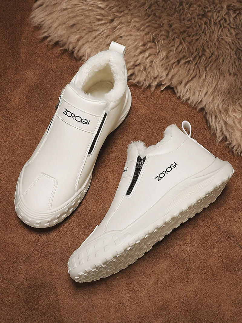 Description Picture 3 of itemMen's simple, fashionable, non slip, comfortable, warm and plush outdoor sports and leisure shoes