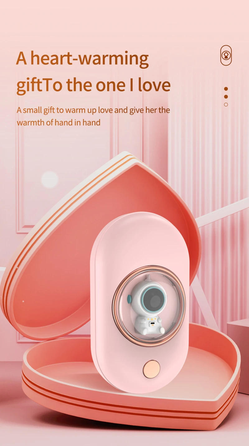 Description Picture 4 of itemPortable Electric Hand Warmer Usb Rechargeable Fast Heating Heater Pocket Warmers Electric Hand Stove For Winter Power Bank