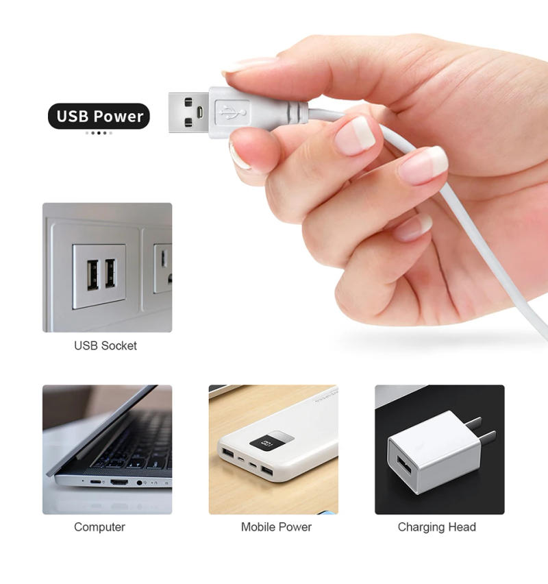 Description Picture 2 of itemTouch Sensor LED Neon Sign Light Strip 5V USB Dimmable Waterproof Silicone Tube Lamp Flexible Bedroom Backlight Decor Lights 