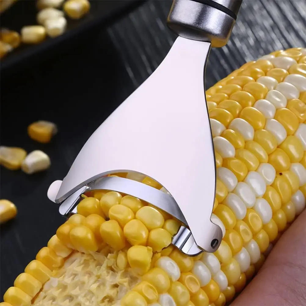 Description Picture 2 of itemStainless Steel Corn Peeler Corn Planer Thresher Stripper Cutter Corn Shaver Melon Fruit Planer Sheller Home Kitchen Gadget Tool