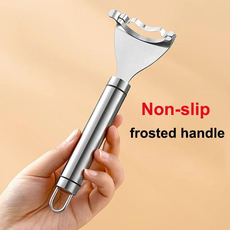 Description Picture 6 of itemStainless Steel Corn Peeler Serrated Corn Stripper Peelers Cob Shaver Planer Thresher Cutter Kitchen Fruit Vegetable Gadget Tool