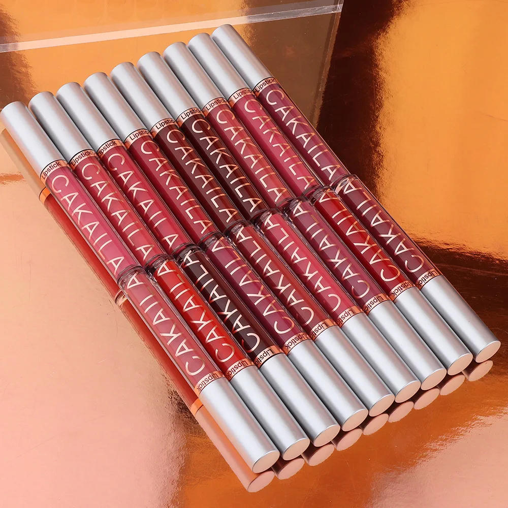 Description Picture 4 of itemLong Lasting Velvet Matte Nude Brown Lip Gloss Waterproof Liquid Lipstick Lips Makeup Women Beauty Red Non-stick Cup Lip Gloss
