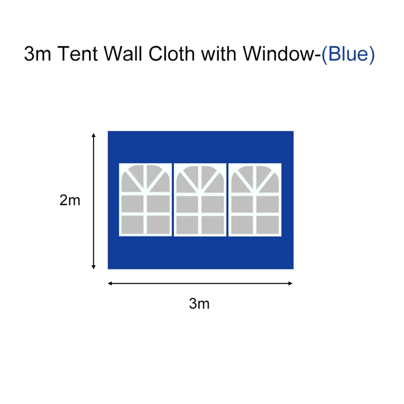Description Picture 4 of itemOutdoor Tent Side Wall Cloth Waterproof Sunshade Gazebo Wrap Cloth Replaceable Gazebos Shade Cloth 3/6/9/12m