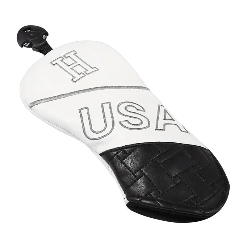 Description Picture 6 of item1 3 5 H PU Leather Golf Club Headcover for Driver Cover Fairway Wood Cover Hybrid Cover