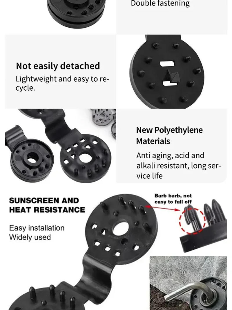 Description Picture 6 of itemHome Parasol Gazebo Camping Shade Outdoor Terrace Awning Garden Sunshade Awnings Plastic Clip Shadow Supplies Buildings Mesh