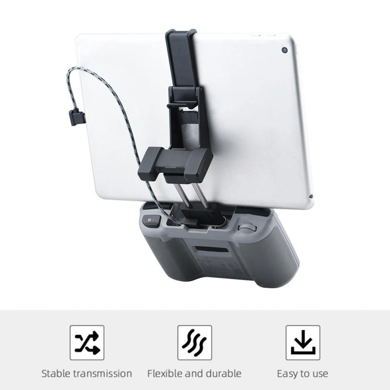 Description Picture 4 of item30cm Tablet Phone Extend Cable Drone Accessories Nylon Braided Remote Controller OTG Data Cable for DJI Mini 2 Mavic Air 2