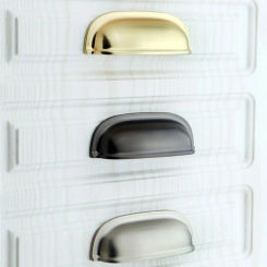 Shell Style Shell Cabinet Handle Zinc Alloy Drawer Pull Handles Door Cabinet Cupboard Furniture Knobs Furniture Hardware