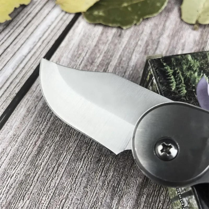 Description Picture 5 of itemMini Pocket Tactical Knife Assisted Folding Knives Wooden Handle Survive Camping Hunting EDC Tool for Men Women Gifts