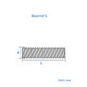 Aluminum Alloy Screw Thread Bar, Fully Threaded Rod / Furniture Connecting Screw M6M8M10