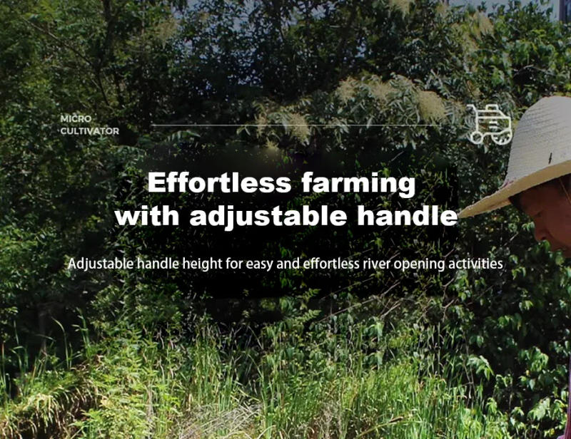 Description Picture 6 of itemGasoline Micro Cultivator Agricultural Garden Tools Gasoline Multi-function Minitype Rotary Tiller Machinery for Far