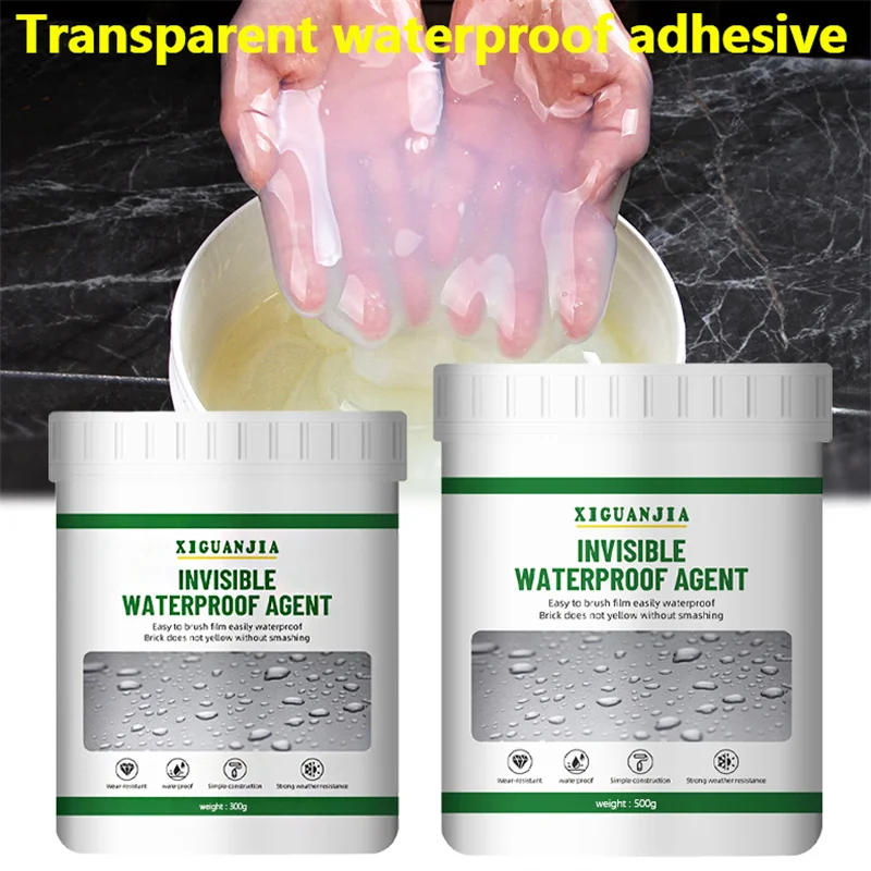 Description Picture 4 of itemNew Waterproof Coating Transparent Quality Assurance Bathroom Leakage Repair Coating Waterproofing Leak Sealing Proof Adhesive