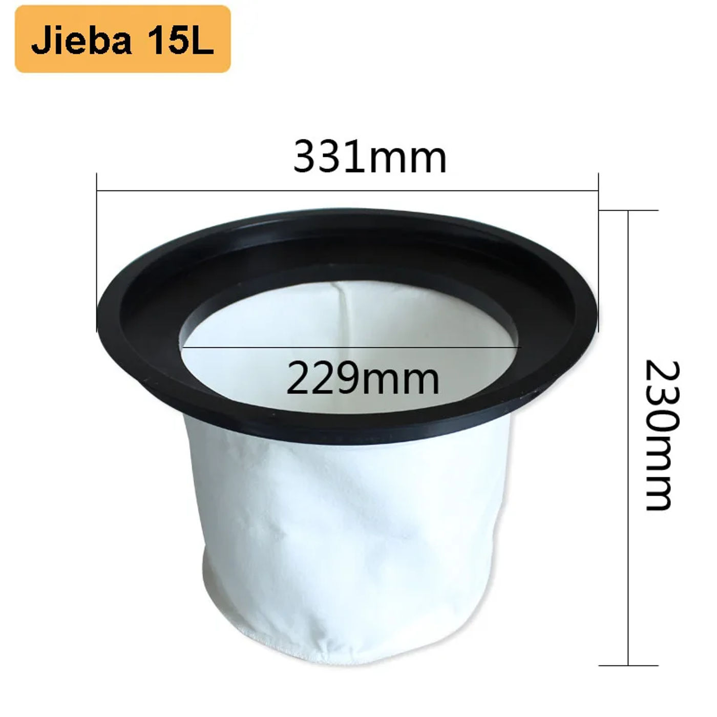 Description Picture 6 of itemIndustrial vacuum cleaner bag/dust bag/filter  water suction machine liner for jieba  baiyun 15L/30L/70L  Vacuum cleaner parts