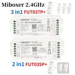 1PCS Miboxer DC12V-48V LED Controller 2.4GHZ FUT035P+ / FUT037P+ MAX 20A for Dual White Single Color / RGB RGBW RGB+CCT LED Lamp