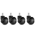 4PCS Office Chair Replacement Wheel - Quiet & Smooth Gliding - 2 Inch Heavy Duty Rolling Chair Casters