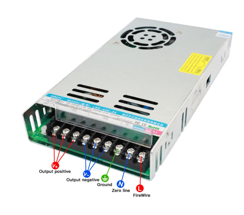 Description Picture 5 of itemNUODA LRS-35/50/75/100/150/200/250/350/400 Series 5V 12V 24V Switching Power Supply