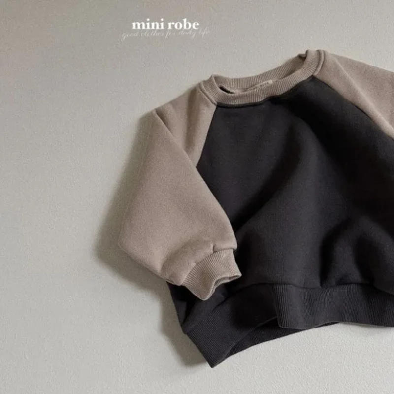 Description Picture 4 of item2025 Winter New Baby Long Sleeve Warm Sweatshirt Plus Velvet Thick Fashion Boys Girls Casual Sweatshirt Children Fleece Pullover