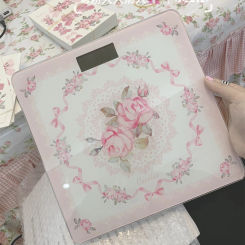 Pink Weight Scale Weight Electronic Scales Home Girls Dormitory Cute High-precision Human Body Scale Weighing Scale