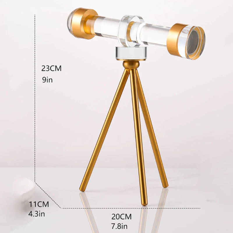 Description Picture 3 of itemCrystal Binoculars Telescope Ornament Home decoration Bedroom Living Room Ornament Binocular Astronomy Gift Birthday Gifts