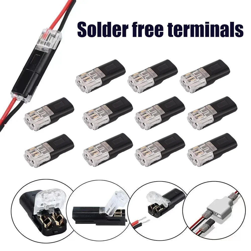 Description Picture 4 of item2 Pin Way Plug Electrical Connector Wire Cable Automotive Strip Terminal Connection Car Waterproof Electrical Connector NEW